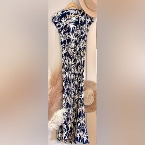 Amuse Society Provence wrap Dress in Twilight Blue, Large